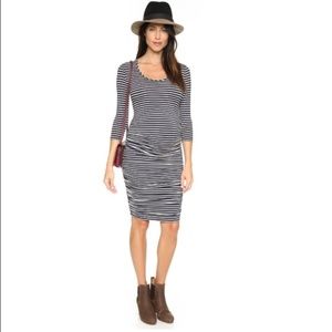 Ingrid & Isabel Striped Maternity Dress size  M
